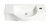 Alfi ABC114 White 18" x 10" Small Wall Mounted Ceramic Sink with Faucet Hole