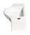 Alfi ABC114 White 18" x 10" Small Wall Mounted Ceramic Sink with Faucet Hole