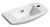 ALFI White 20" x 10" Small Wall Mounted Ceramic Sink with Faucet Hole - ABC115