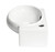 Alfi ABC117 White 17" x 11" Small Wall Mounted Ceramic Sink with Faucet Hole