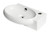 ALFI White 17" x 11" Small Wall Mounted Ceramic Sink with Faucet Hole - ABC117
