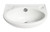 Alfi ABC118 White 14" x 10" Small Wall Mounted Ceramic Sink with Faucet Hole