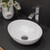 Alfi ABC913 White 16" x 13" Egg Shape Above Mount Ceramic Sink