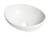 Alfi ABC913 White 16" x 13" Egg Shape Above Mount Ceramic Sink