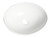 Alfi ABC913 White 16" x 13" Egg Shape Above Mount Ceramic Sink