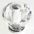 JVJ Chrome 30 mm (1 3/16") Diamond Cut 31% Leaded Crystal Door Knob - 36526