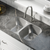 Swiss Madison SM-KU632 Toulouse 29 x 18 Stainless Steel, Double Bowl, Undermount Kitchen Sink