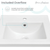 Swiss Madison SM-BVP18S 18" Ceramic Vanity Square Sink Top