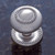 JVJ 35546 Satin Nickel 1 1/2" Rope Door Knob With Back Plate