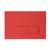 Swiss Madison SM-WC003MR Wall Mount Dual Flush Actuator Plate with Rectangle Push Buttons - Matte Red