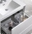 Fresca FCB9230WH-I Catania 30" Glossy White Wall Hung Modern Bathroom Cabinet w/ Integrated Sink