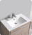 Fresca FCB9230RNW-I Catania 30" Rustic Natural Wood Wall Hung Modern Bathroom Cabinet w/ Integrated Sink