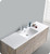 Fresca FCB9260RNW-S-I Catania 60" Rustic Natural Wood Wall Hung Modern Bathroom Cabinet w/ Integrated Single Sink