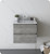 Fresca FCB3124ASH-CWH-U Formosa 24" Wall Hung Modern Bathroom Cabinet w/ Top & Sink in Ash
