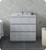 Fresca FCB3136RWH-FC-CWH-U Formosa 36" Floor Standing Modern Bathroom Cabinet w/ Top & Sink in Rustic White