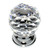 JVJ 35226 Chrome 30 mm (1 3/16") Round Faceted 31% Leaded Crystal Door Knob