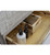 Fresca FCB31-2424ASH-FC-CWH-U Formosa 48" Floor Standing Double Sink Modern Bathroom Cabinet w/ Top & Sinks in Ash