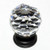 JVJ 35220 Oil Rubbed Bronze 30 mm (1 3/16") Round Faceted 31% Leaded Crystal Door Knob