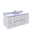 Fresca FCB31-122412RWH-CWH-U Formosa 48" Wall Hung Modern Bathroom Cabinet w/ Top & Sink in Rustic White