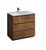 Fresca FCB9336RW-I Lazzaro 36" Rosewood Free Standing Modern Bathroom Cabinet w/ Integrated Sink