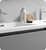 Fresca FCB93-3030GR-D-I Lazzaro 60" Gray Free Standing Modern Bathroom Cabinet w/ Integrated Double Sink