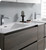 Fresca FCB93-361236MGO-D-I Lazzaro 84" Gray Wood Free Standing Double Sink Modern Bathroom Cabinet w/ Integrated Sinks