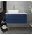 Fresca FCB6136RBL-VSL-L-CWH-V Lucera 36" Royal Blue Wall Hung Modern Bathroom Cabinet w/ Top & Vessel Sink - Left Version