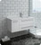 Fresca FCB6136WH-UNS-R-CWH-U Lucera 36" White Wall Hung Modern Bathroom Cabinet w/ Top & Undermount Sink - Right Version