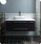 Fresca FCB6142ES-VSL-CWH-V Lucera 42" Espresso Wall Hung Modern Bathroom Cabinet w/ Top & Vessel Sink