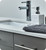 Fresca FCB6148GR-UNS-D-CWH-U Lucera 48" Gray Wall Hung Modern Bathroom Cabinet w/ Top & Double Undermount Sinks