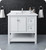 Fresca FCB2336WH-CWH-U Manchester 36" White Traditional Bathroom Cabinet w/ Top & Sink