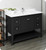 Fresca FCB2348BL-CWH-U Manchester 48" Black Traditional Bathroom Cabinet w/ Top & Sink