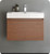 Fresca FCB8007TK-I Mezzo 30" Teak Wall Hung Modern Bathroom Cabinet w/ Integrated Sink