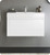Fresca FCB8008WH-I Mezzo 36" White Wall Hung Modern Bathroom Cabinet w/ Integrated Sink