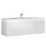 Fresca FCB8041WH-I Mezzo 60" White Wall Hung Single Sink Modern Bathroom Cabinet w/ Integrated Sink