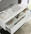 Fresca FCB8041WH-I Mezzo 60" White Wall Hung Single Sink Modern Bathroom Cabinet w/ Integrated Sink