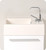 Fresca  FCB8002WH-I Pulito 16" Small White Modern Bathroom Vanity w/ Integrated Sink