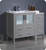 Fresca FCB62-3012GR-I Torino 42" Gray Modern Bathroom Cabinets w/ Integrated Sink