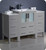 Fresca FCB62-122412GR-I Torino 48" Gray Modern Bathroom Cabinets w/ Integrated Sink