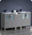 Fresca FCB62-241224GR-I Torino 60" Gray Modern Double Sink Bathroom Cabinets w/ Integrated Sinks