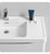 Fresca FCB9036WH-I Tuscany 36" Glossy White Wall Hung Modern Bathroom Cabinet w/ Integrated Sink