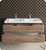 Fresca FCB9048RW-D-I Tuscany 48" Rosewood Wall Hung Modern Bathroom Cabinet w/ Integrated Double Sink