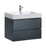 Fresca FCB8330GG-I Valencia 30" Dark Slate Gray Wall Hung Modern Bathroom Vanity