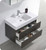 Fresca FCB8336GO-I Valencia 36" Gray Oak Wall Hung Modern Bathroom Vanity