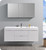 Fresca FCB8360WH-I Valencia 60" Glossy White Wall Hung Modern Bathroom Vanity