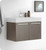 Fresca FCB8089GO-I Vista 30" Gray Oak Wall Hung Modern Bathroom Cabinet w/ Integrated Sink