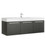 Fresca FCB8093BW-I Vista 60" Black Wall Hung Single Sink Modern Bathroom Cabinet w/ Integrated Sink
