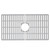 Vigo VGSG3018 Gray Silicone Kitchen Sink Protective Bottom Grid For Single Basin 30 In. Sink