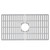 Vigo Gray Silicone Kitchen Sink Protective Bottom Grid For Single Basin 30 In. Sink