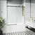 Vigo Luca 60x58 Adjustable Frameless Sliding Tub Door In Chrome